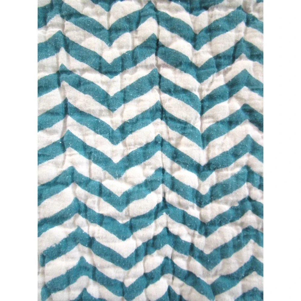 Roberta Roller Rabbit Boho Multicolor Cotton Comforter Blanket Sz Full/Double